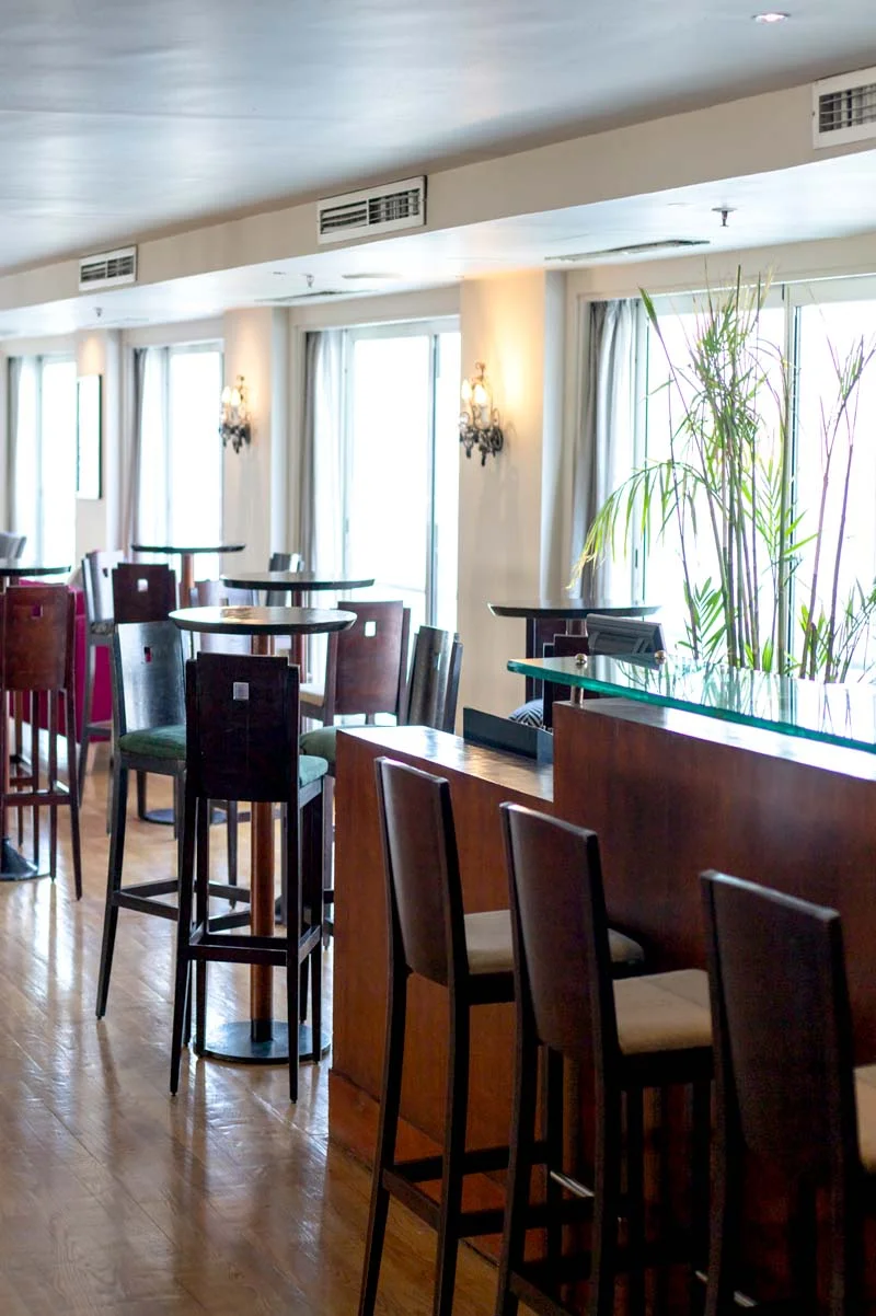 Lounge aboard the Kahila Nile Cruise Nile cruise